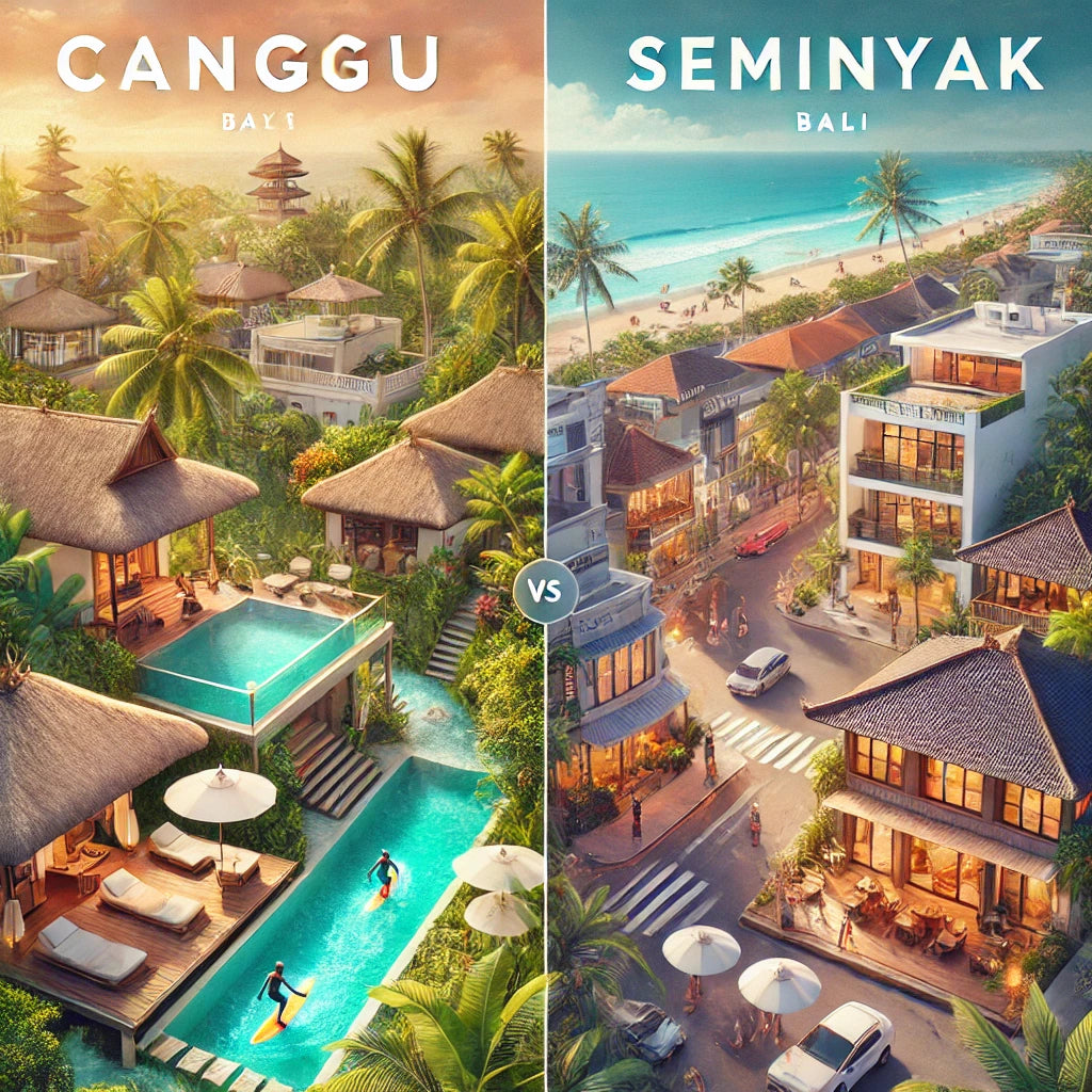 Renting a Villa in Canggu vs. Seminyak: Which One is Right for You?